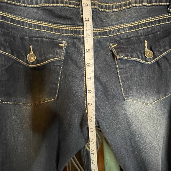 Red Rivet bell bottom jeans sz 7 - Picture 7 of 11